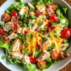 The Savory BLT Chicken Salad is a delightful culinary creation that brilliantly marries the traditional flavors of a BLT sandwich with the wholesome goodness of a chicken salad. This innovative dish not only pays homage to the classic bacon, lettuce, and tomato combination but also elevates it to a complete meal packed with robust flavors and nutritional benefits. As the trend toward fresh and healthy eating continues to rise, this salad offers a refreshing option that is both satisfying and versatile.