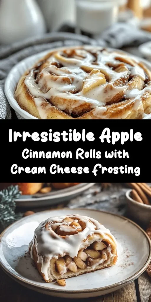 Indulge in the cozy flavors of homemade apple cinnamon rolls topped with luscious cream cheese frosting! This delightful recipe features soft, fluffy dough filled with sweet, spiced apples that create the perfect breakfast treat or dessert. With easy-to-follow steps, you’ll have 12 irresistible rolls ready to enjoy in just a few hours. Pair them with your favorite coffee or tea for the ultimate comfort experience. Perfect for sharing or savoring all by yourself!