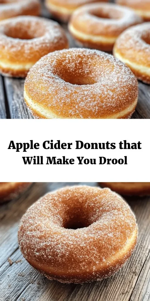 Get ready to indulge in these irresistible apple cider donuts! Perfectly spiced and super easy to make, these treats are infused with the delicious flavor of reduced apple cider, making them a fall favorite. Simply mix your wet and dry ingredients, bake for just 10-12 minutes, and finish with a delightful cinnamon sugar coating. Whether enjoyed warm or at room temperature, these fluffy donuts are sure to impress family and friends alike! Perfect for brunch or a sweet snack! 🍏🍩