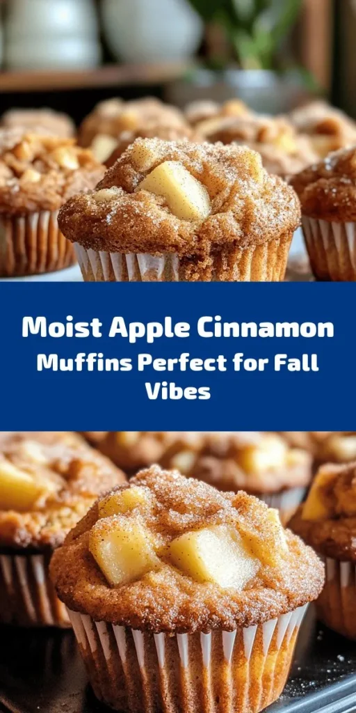Fall into flavor with these irresistible Moist Apple Cinnamon Muffins! Perfectly spiced with cinnamon and nutmeg, each bite is a delightful mix of tender apples and a hint of sweetness. Easy to make, these muffins come together in no time and are a cozy treat for breakfast or snacks. Whether enjoyed warm from the oven or as a make-ahead option, they’ll quickly become a seasonal favorite. Try adding walnuts for an extra crunch!