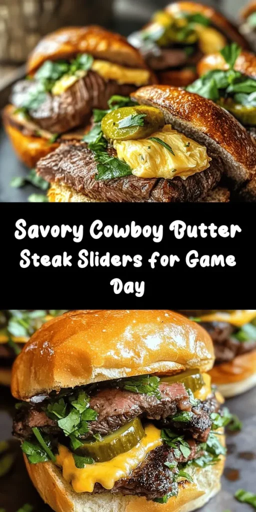Get ready to impress with these mouthwatering Cowboy Butter Steak Sliders! Perfect for a party or game day, these sliders feature tender steak coated in rich, flavorful Cowboy Butter made with garlic, fresh herbs, and spices. Nestled in toasted slider buns with melted cheddar, they’re irresistibly delicious. Easy to make and perfect for sharing, these sliders are sure to become a crowd favorite. Try them out for a taste of the wild west at home!
